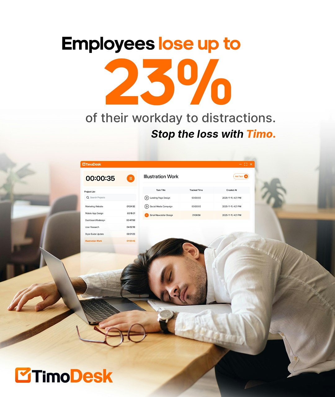 TimoDesk - Time Tracking Software gallery image