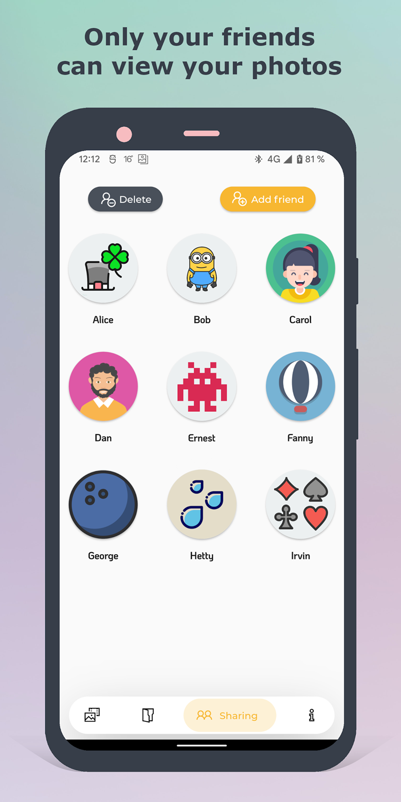 Poltreder: share photos, videos securely gallery image