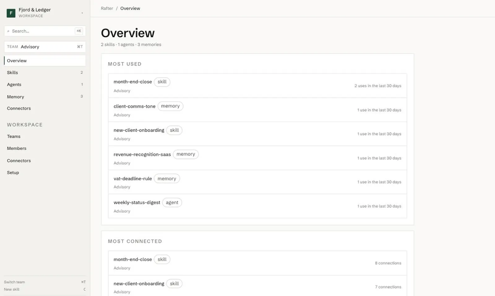 Rafter screenshot 2