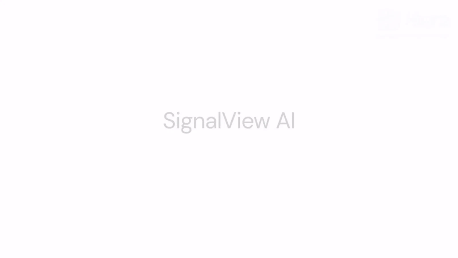 Signalview AI screenshot 1 (video preview)