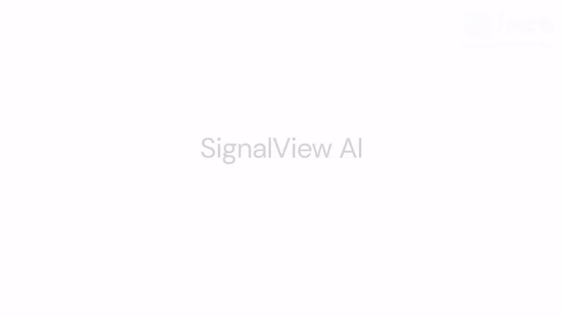 Signalview AI screenshot 1 (video preview)