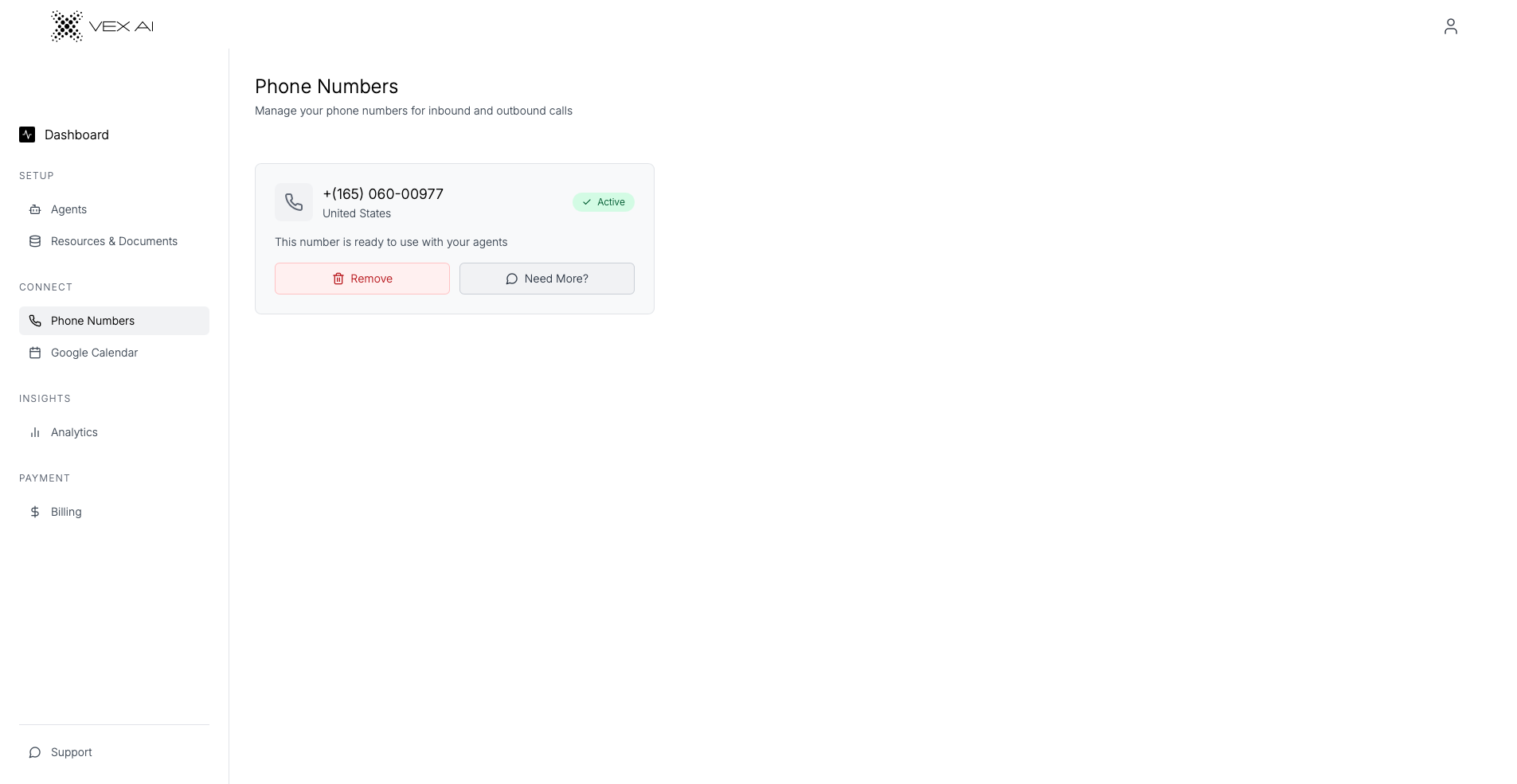 vex - AI voice agent gallery image