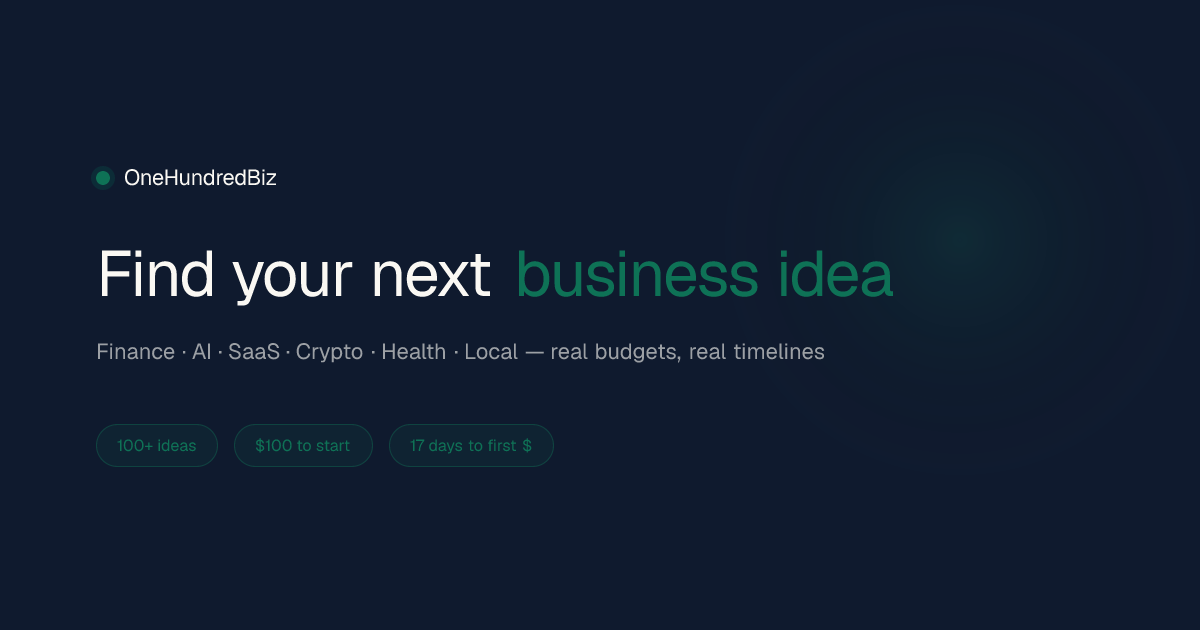 OneHundredBiz gallery image