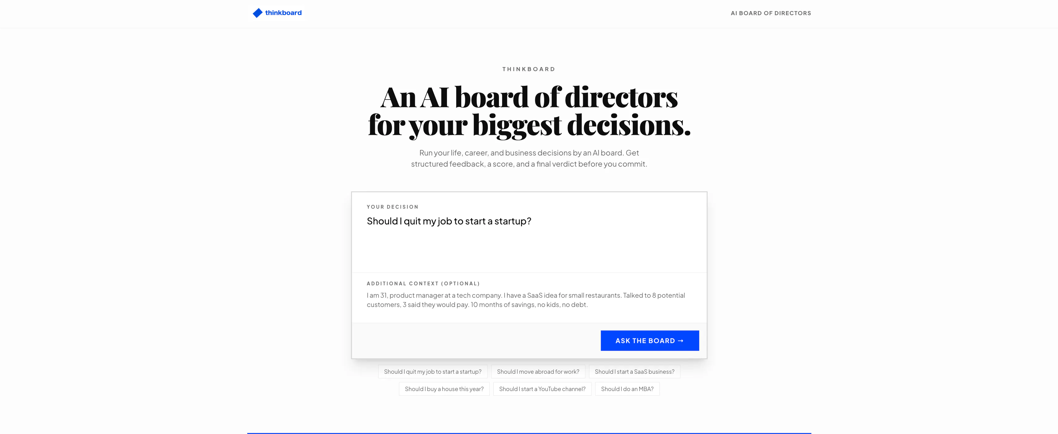 ThinkBoard 제품 배너