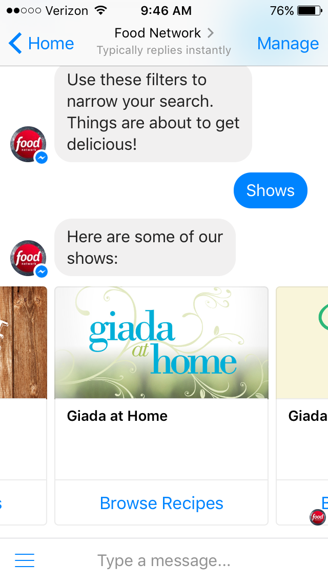 Food Network on Messenger gallery image
