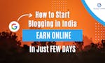 How to Start Blogging in India  image