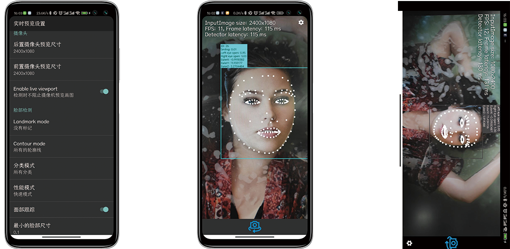 Média Point facial 3