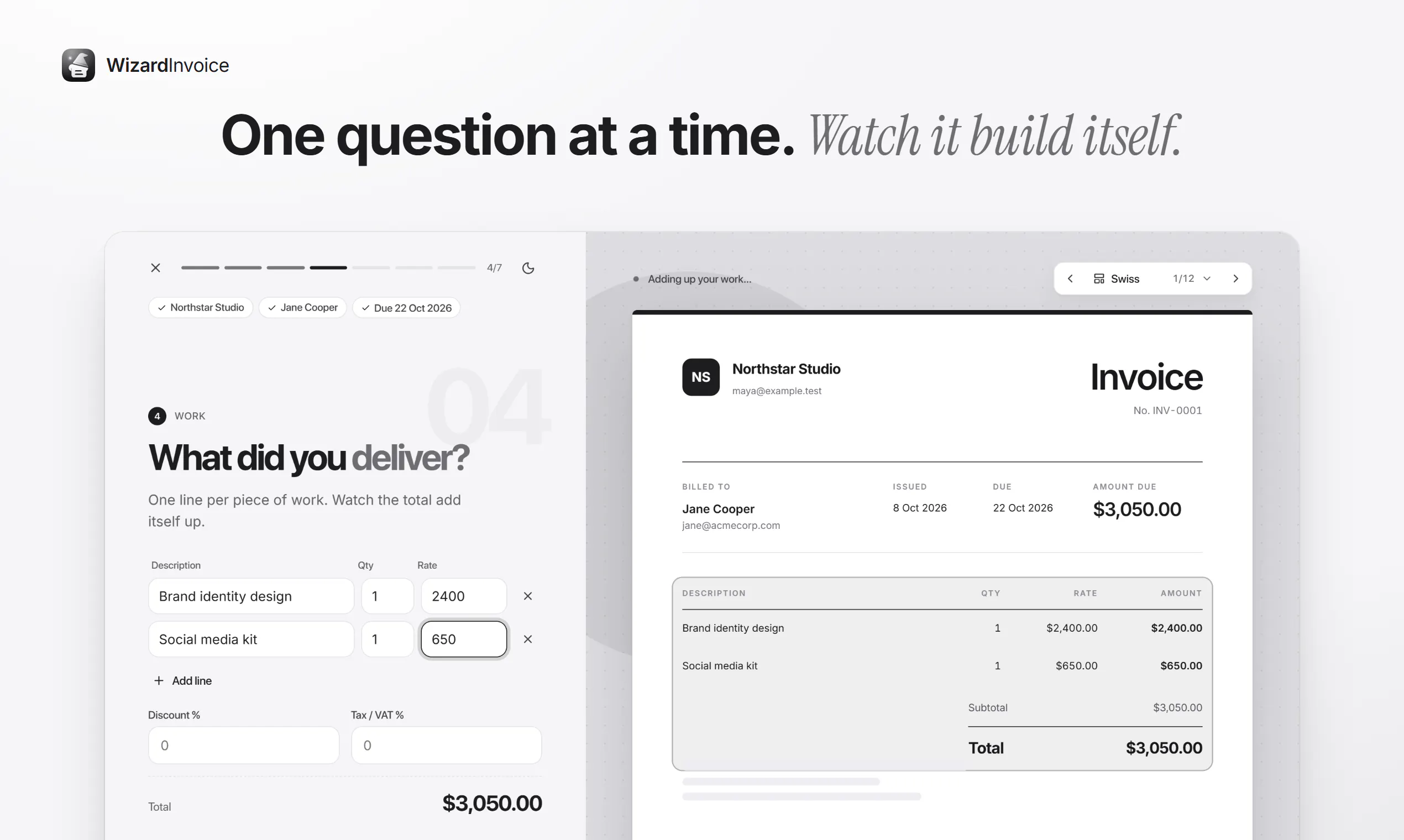 Wizard Invoice gallery image