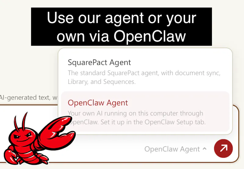 SquarePact - Run OpenClaw in Word screenshot 1