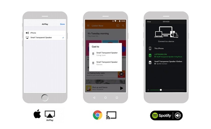Small Transparent Speaker gallery image