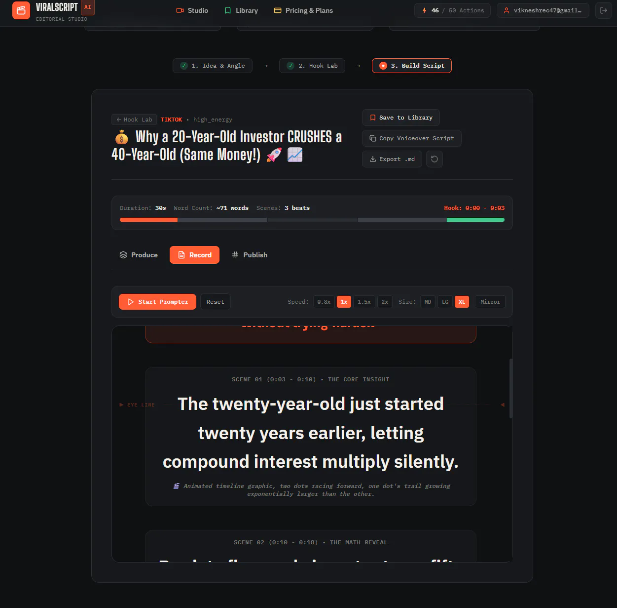 ViralScript AI gallery image