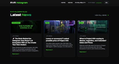 AVA Hologram gallery image