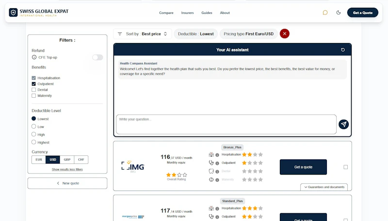 Swiss Global Expat screenshot 1