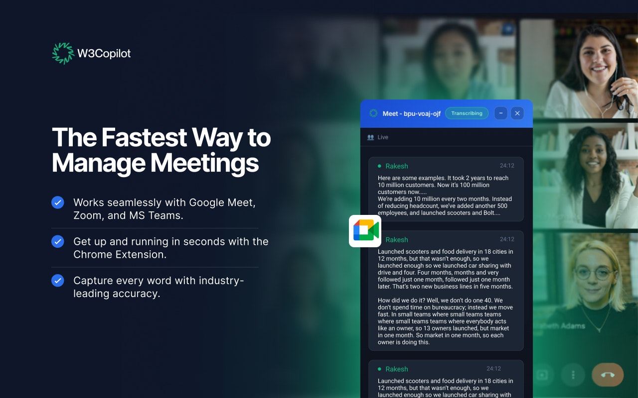 W3copilot - Main product screenshot demonstrating key features and user interface