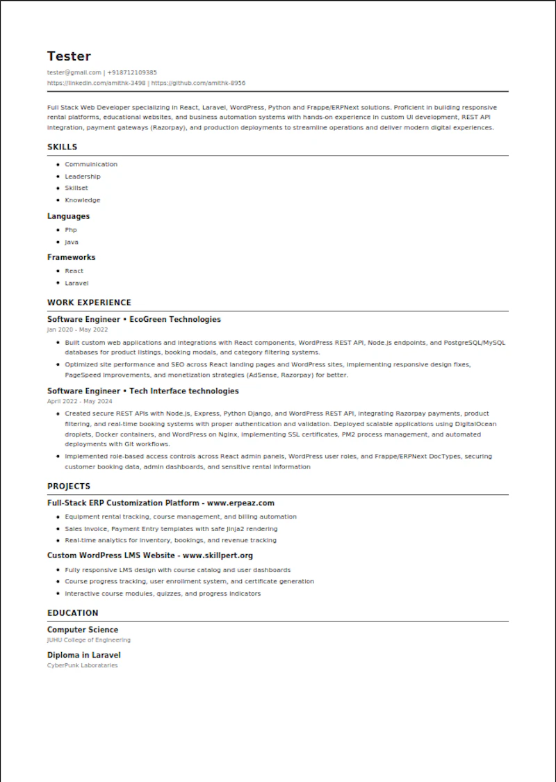 HireCV screenshot 2