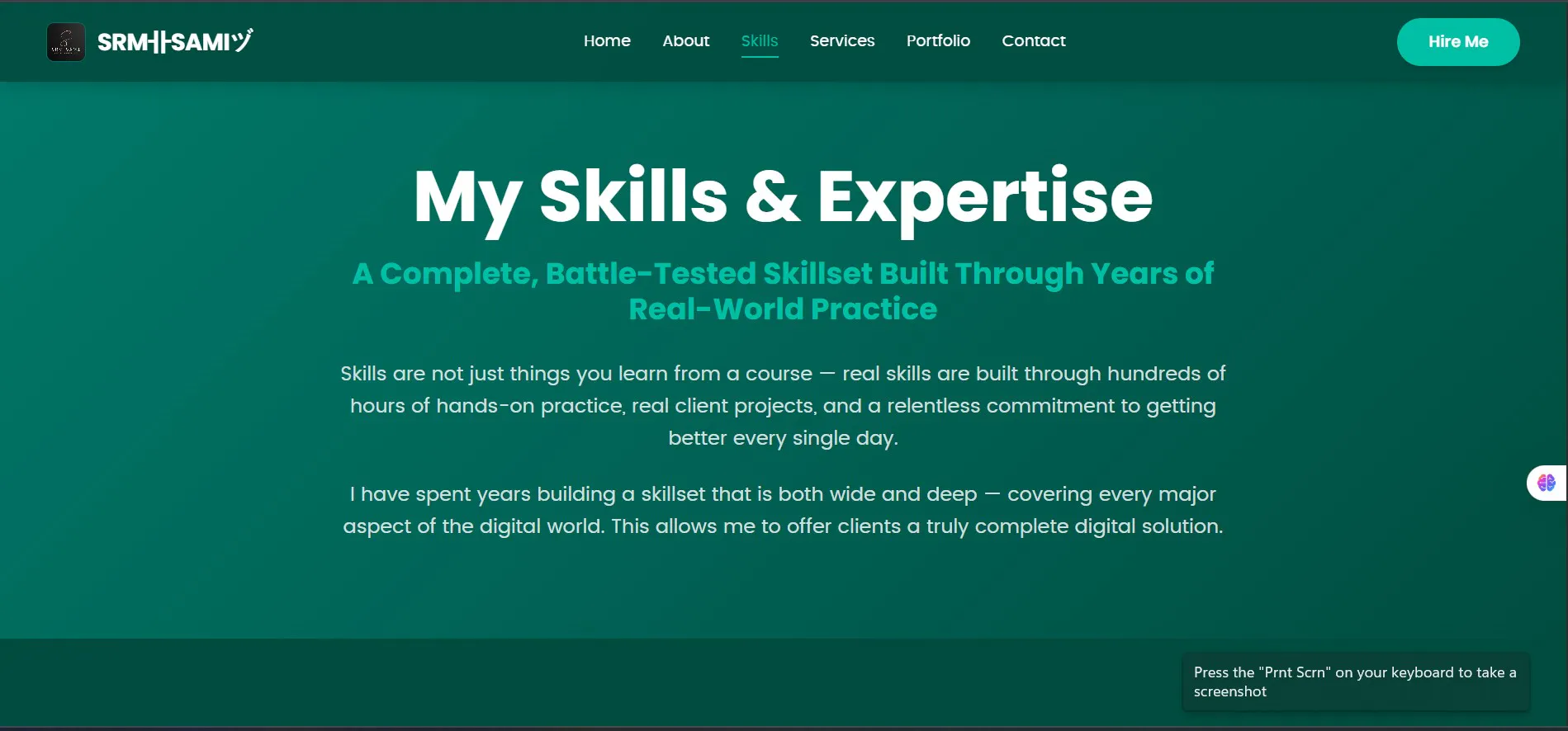 My Personal Portfolio Website SRM卝SAMIヅ gallery image