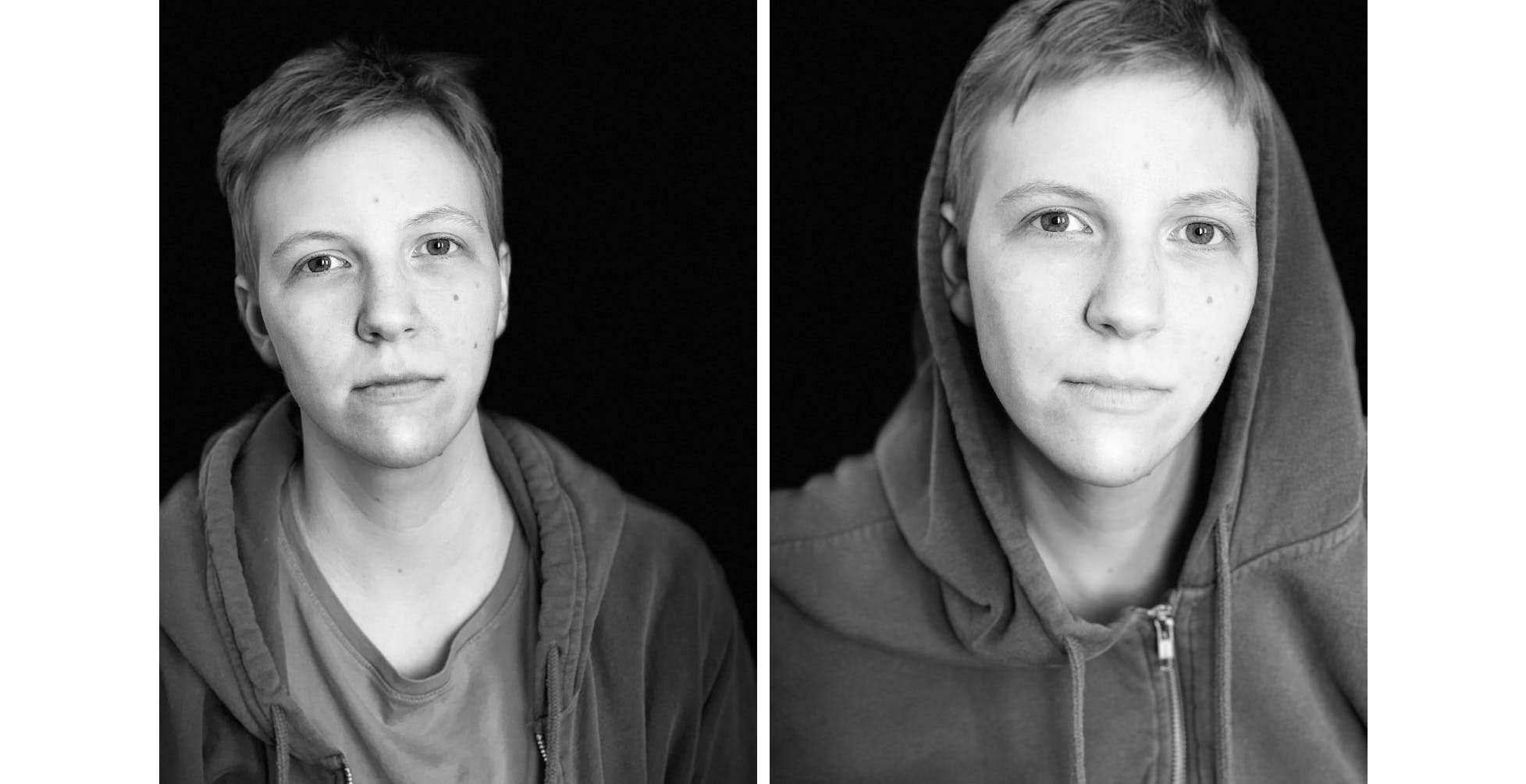 iPhoneX Portrait > Stage Light Mono / subject: Anna Eichenauer / by Arlan Hamilton