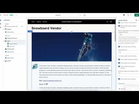 Vendor Details on Metaobjects gallery image