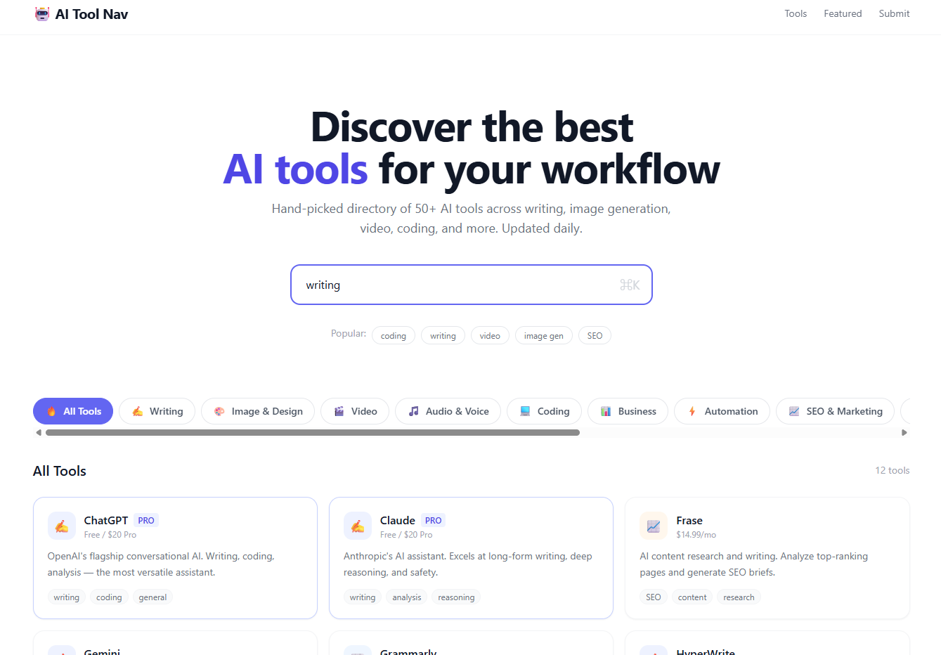AI Tool Nav gallery image