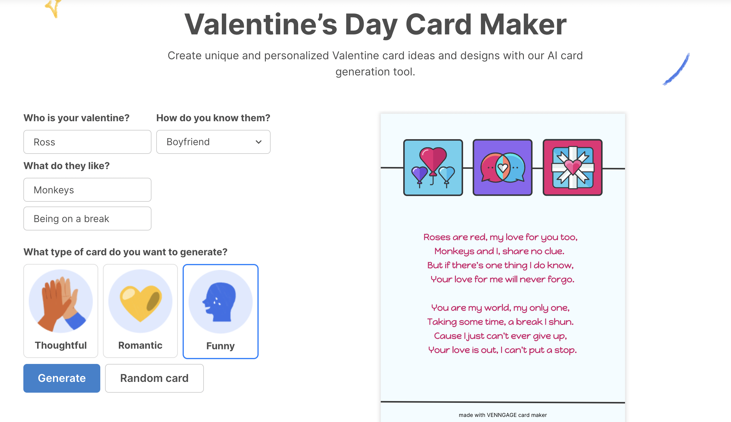 Nhà sản xuất thẻ valentine venn thế kỷ media 1