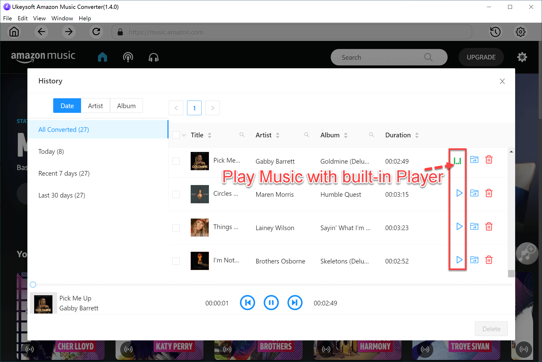 UkeySoft Amazon Music Converter - PC＆MacOSのための最高のAmazon Music Downloader＆Converterメディア6