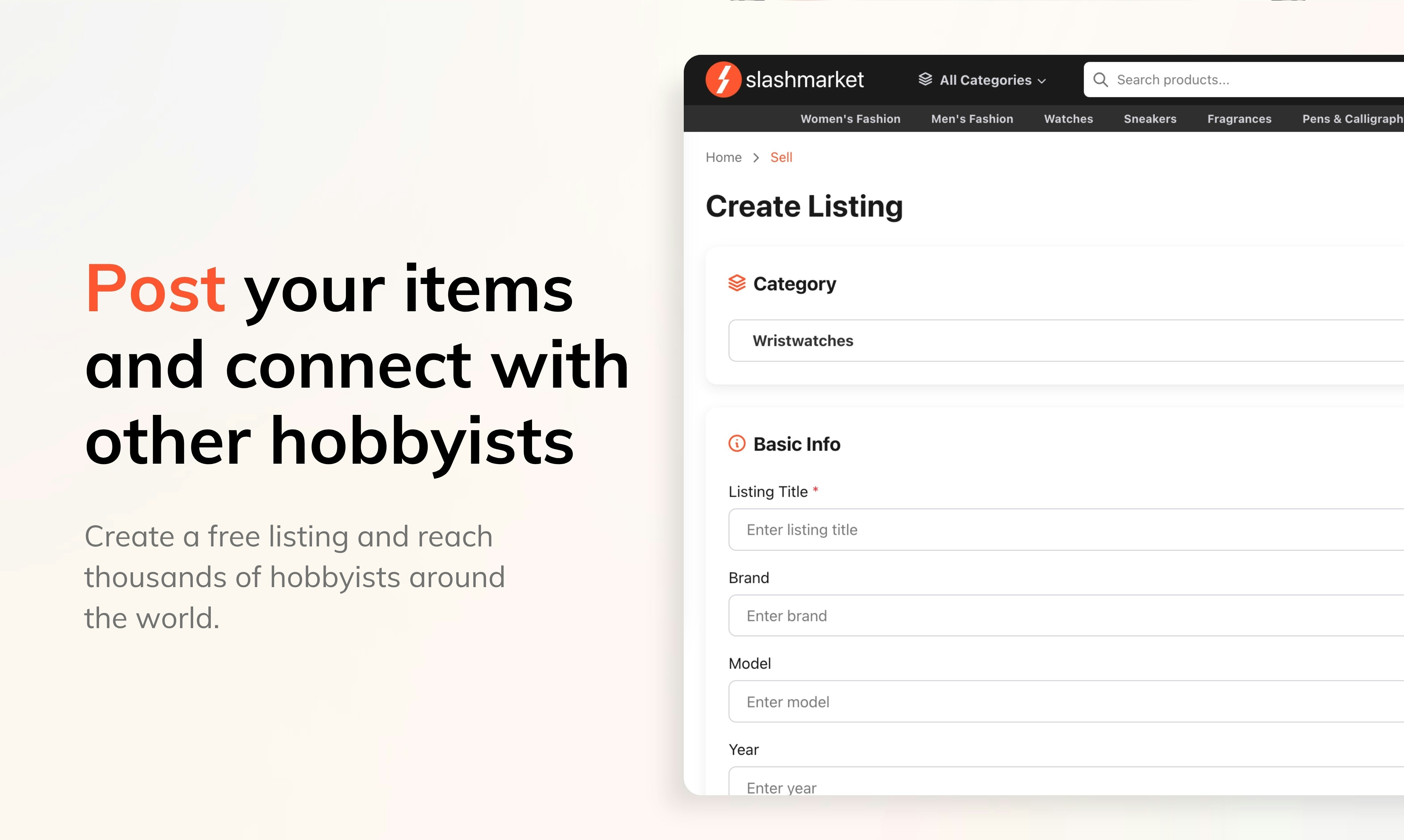 Slashmarket: Enthusiast Marketplace Medien 5