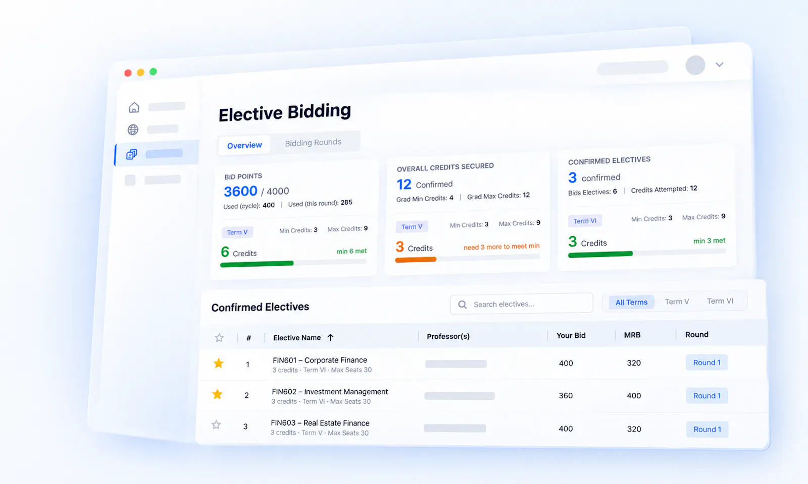 Registro Course Bidding by EDTEX screenshot 2