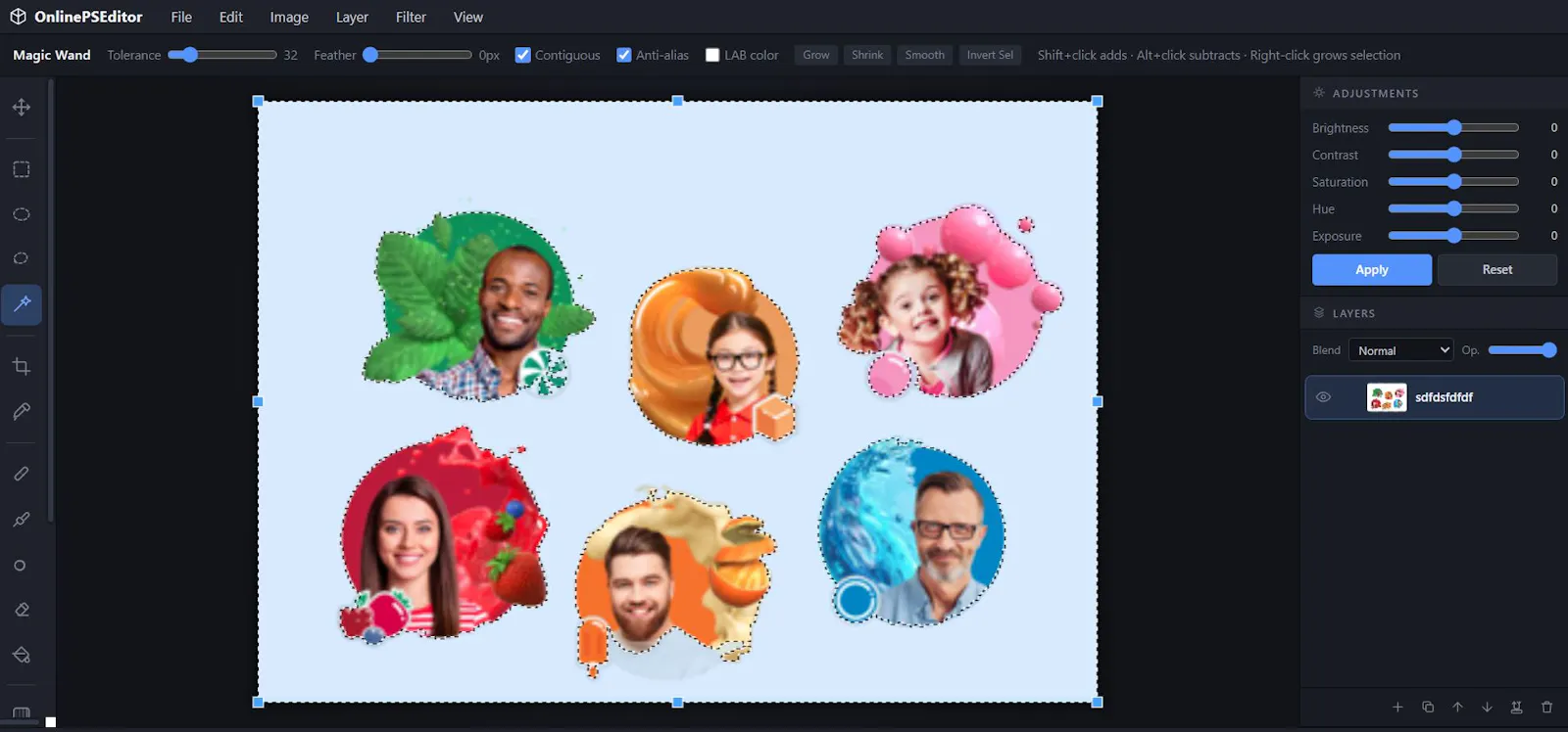 Online PS Editor screenshot 3