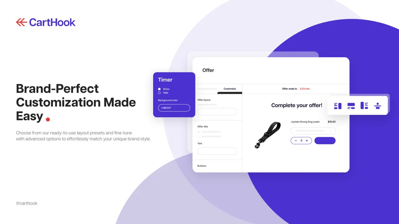 Karthook Upsels - Satış Sonrası Upsell Teklifleri için Çözümünüz Shopify'da medya 4