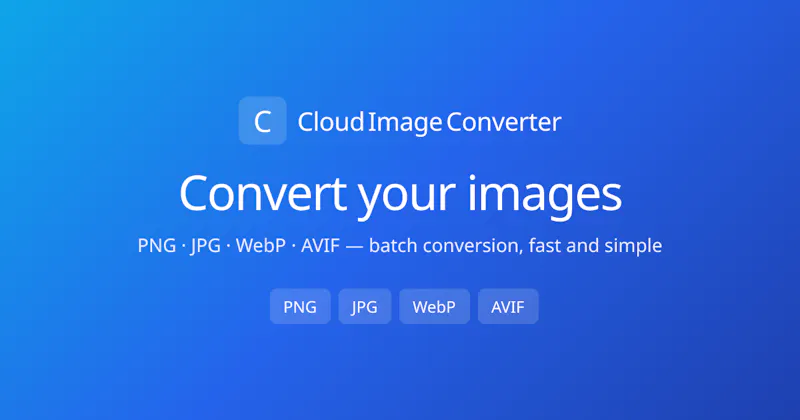 CloudImageConverter screenshot 1