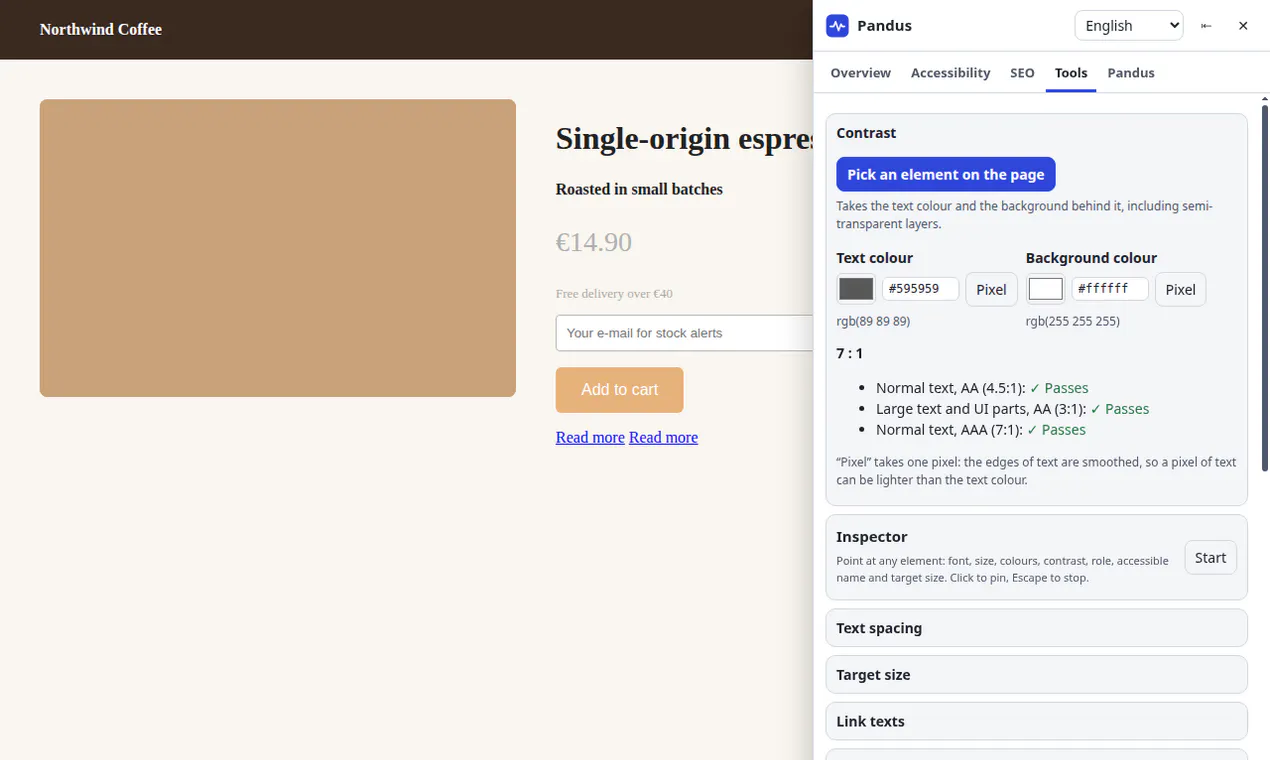 Pandus Accessibility Checker gallery image