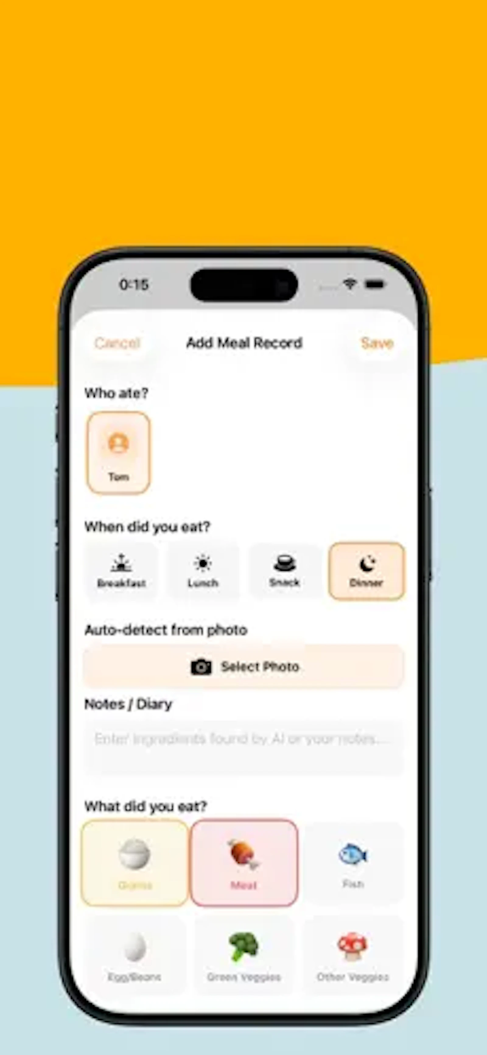 SproutBowl: AI Family Meal Tracker screenshot 3