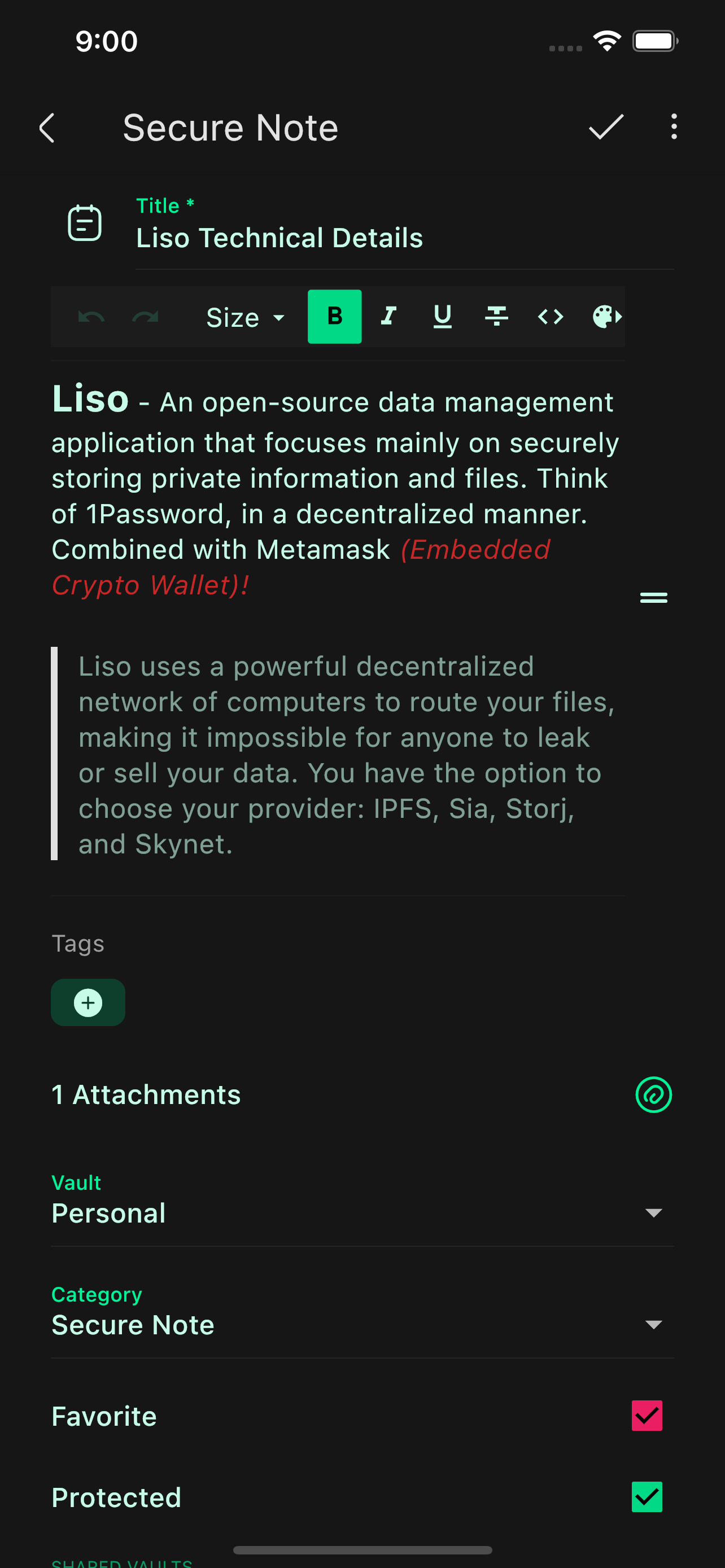 Liso - Decentralized Password Manager gallery image