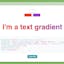 Simple text gradients generator