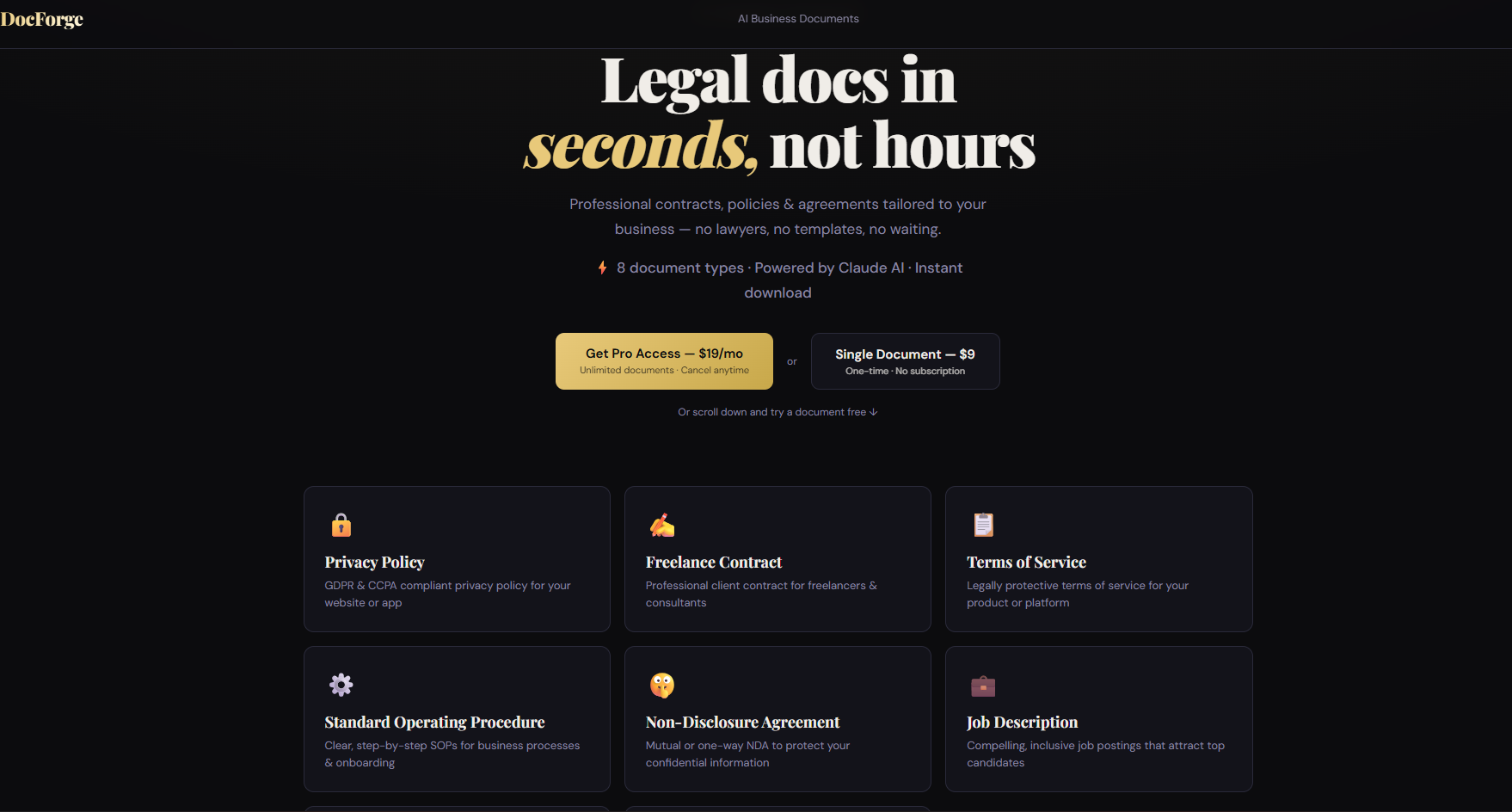 DocForge gallery image