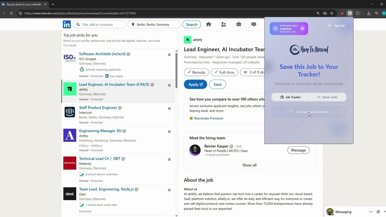 HowToAbroad: Application Tracker gallery image
