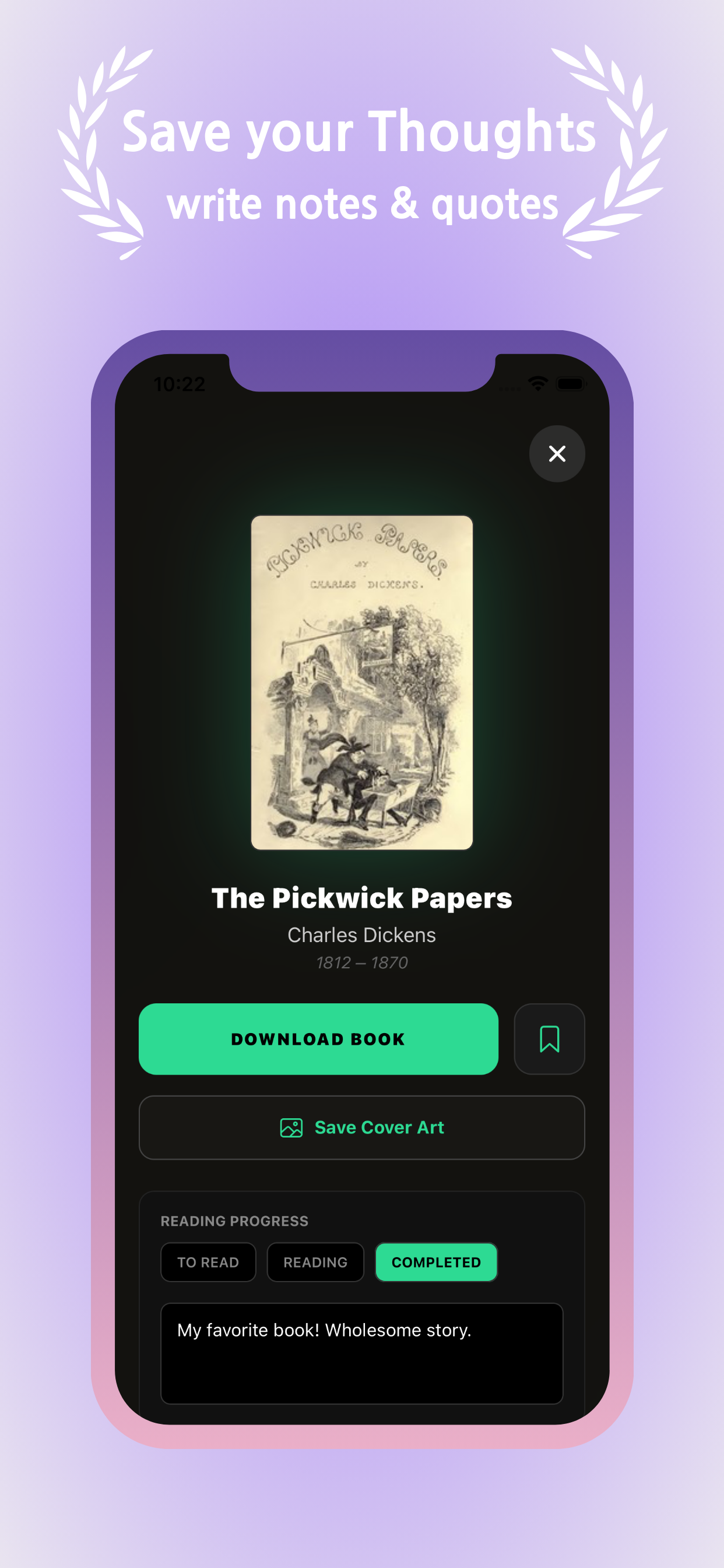 Vellum: Classic Books Reader - Screenshot 4 showing product features and functionality