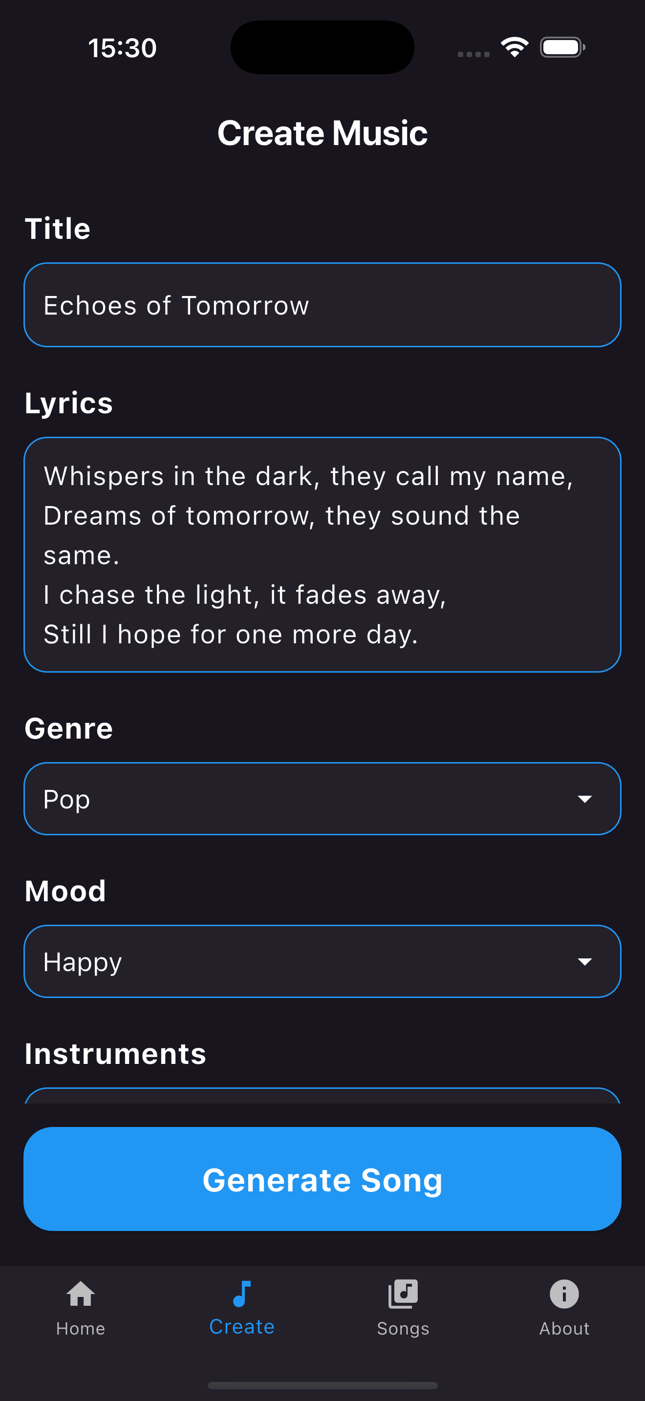 Melodyrics: AI Song Generator gallery image