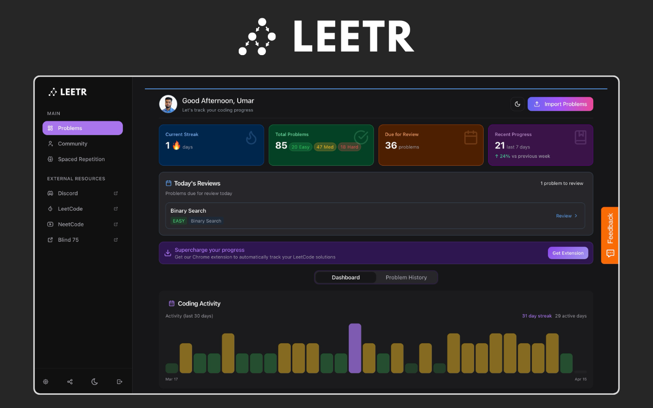 Легкий - Master Leetcode через расстояние медиа 2