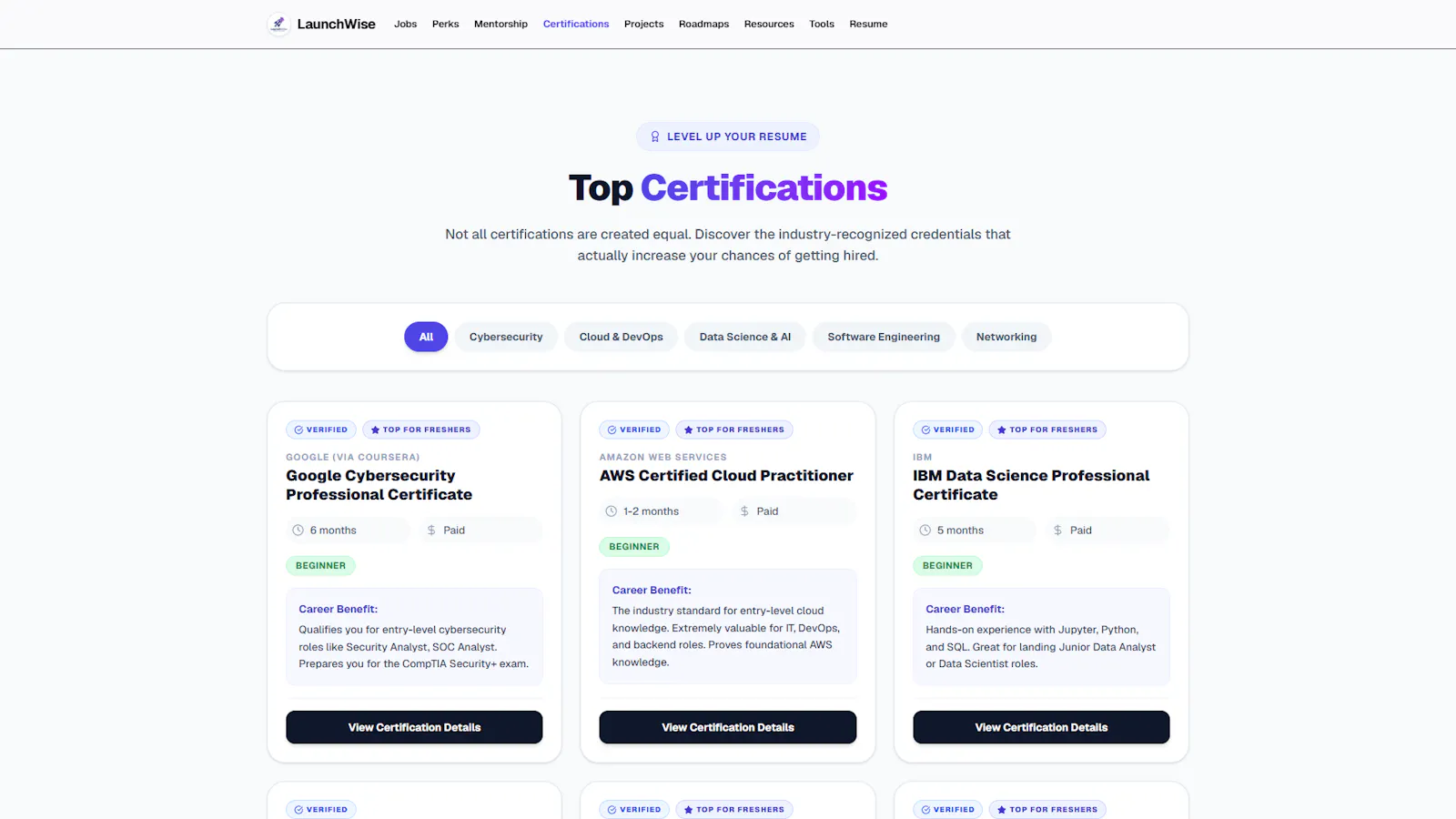 LaunchWise screenshot 2