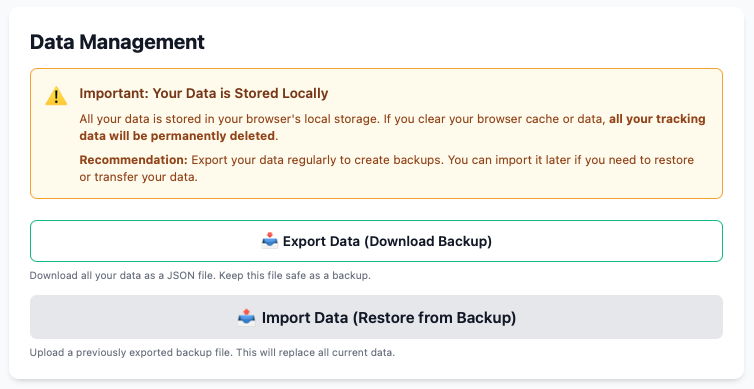 Free Calorie Track - Screenshot 5 showing product features and functionality
