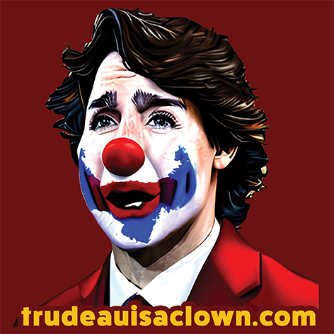 Justin Trudeau Clown... logo