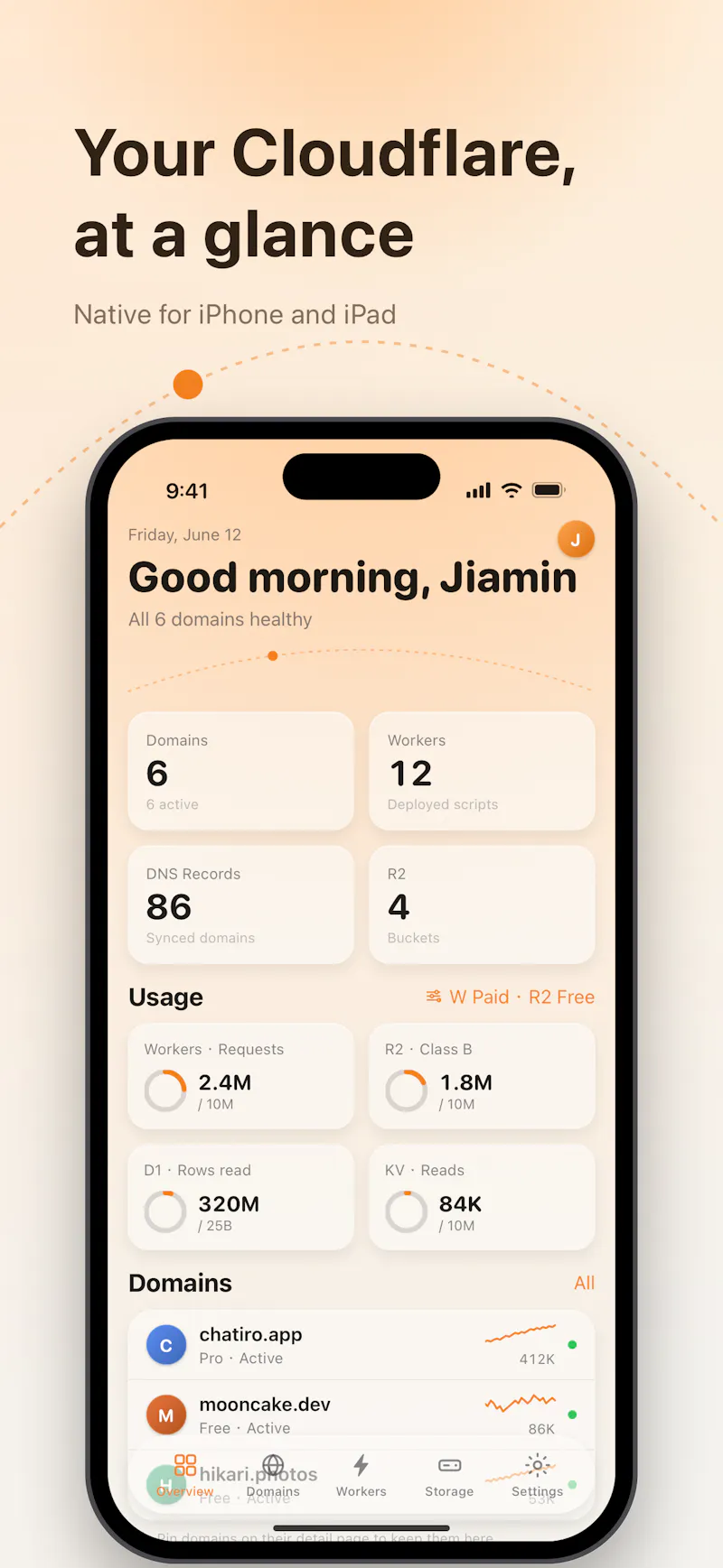 Orange-Cloud screenshot 1