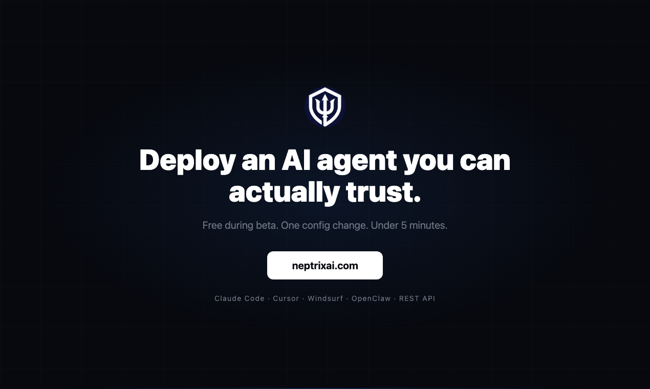 NeptrixAI - AI agent governance. gallery image