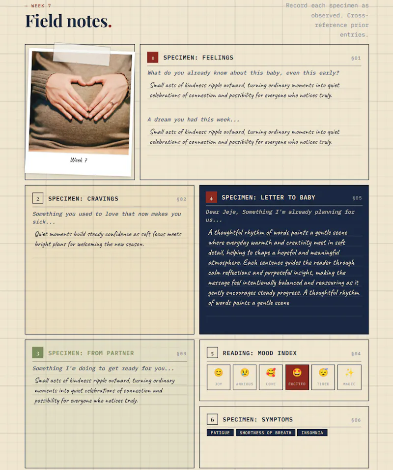 Little Steps: Pregnancy Journal screenshot 6