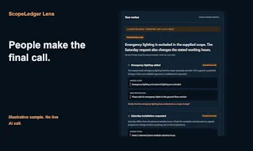 ScopeLedger Lens gallery image