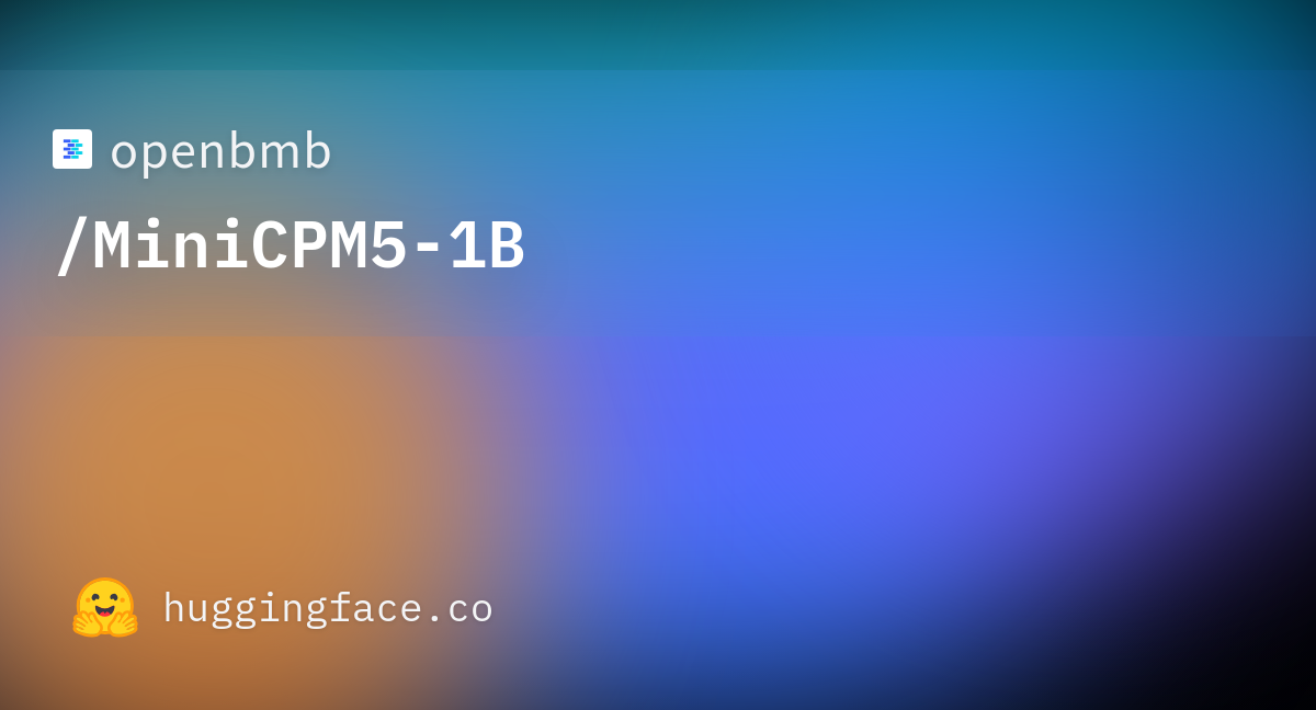 MiniCPM5-1B gallery image