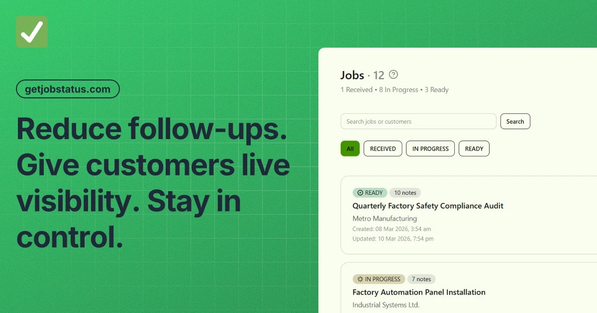 Get Job Status media 1