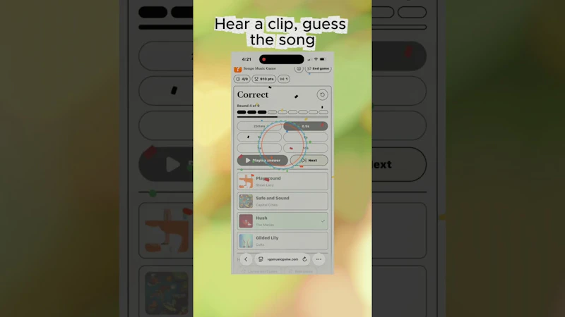 Songo Music Game screenshot 1 (video preview)