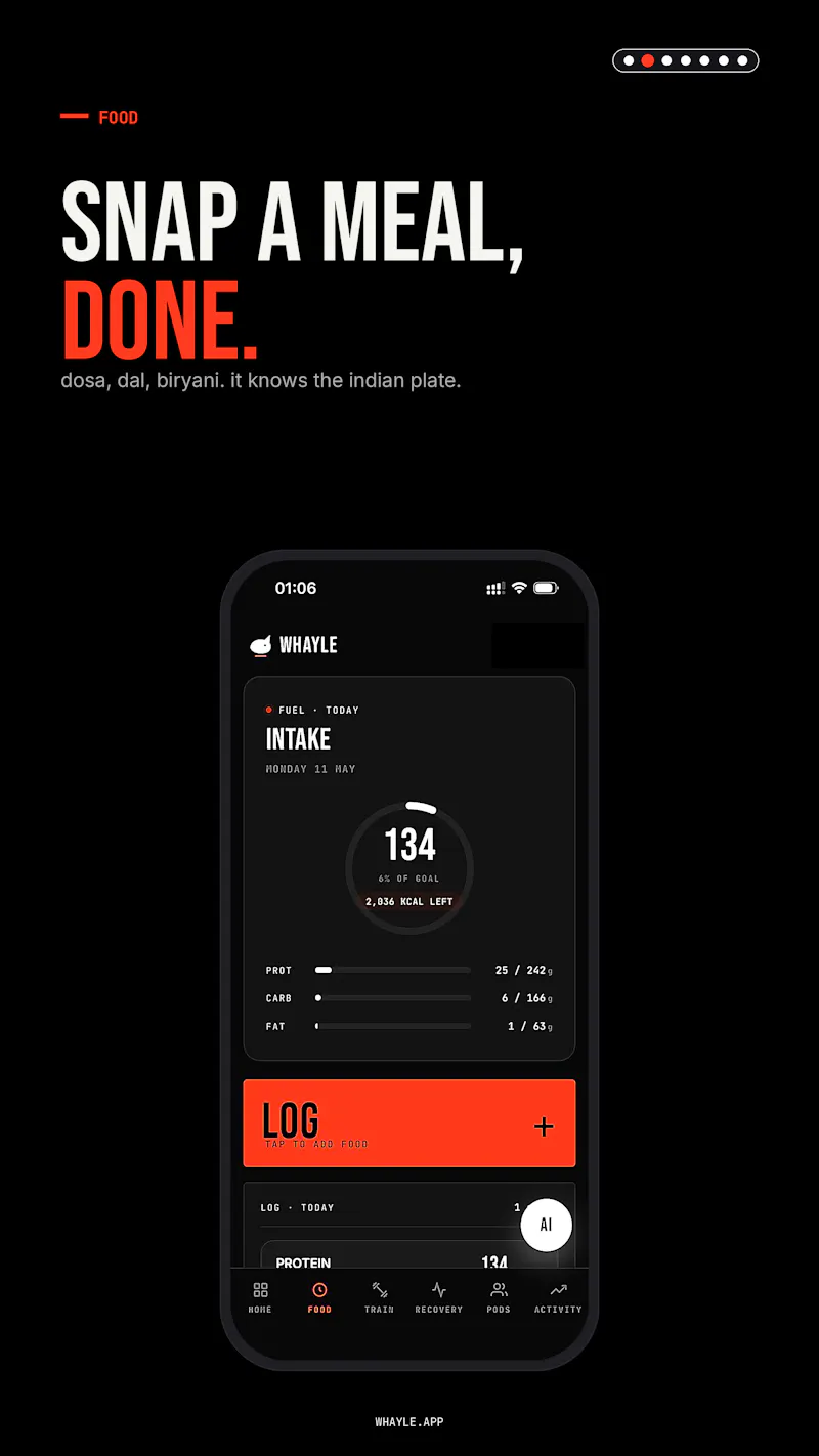 Whayle / Train. Eat. Show up. screenshot 4